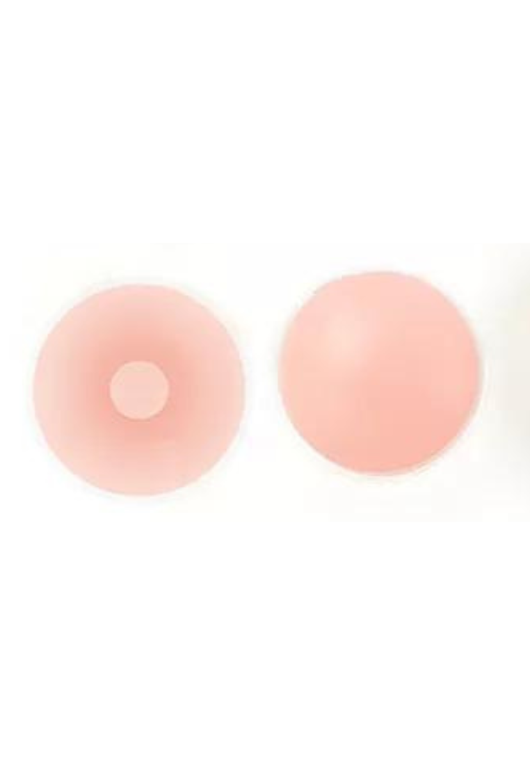 Buy Love Knot Reusable Adhesive Skin Friendly Breathable Sticker Bra  Invisible Fabric Nipple Patch Cover (Floral Shape Beige) Online