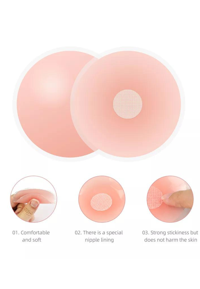 Healifty 20 Pairs Nipple Stickers For Men Adhesive Patches For Men Silicone  Patches Invisible Tape For Men Nipple Patches Pasties Breast Petals, white  : : Fashion