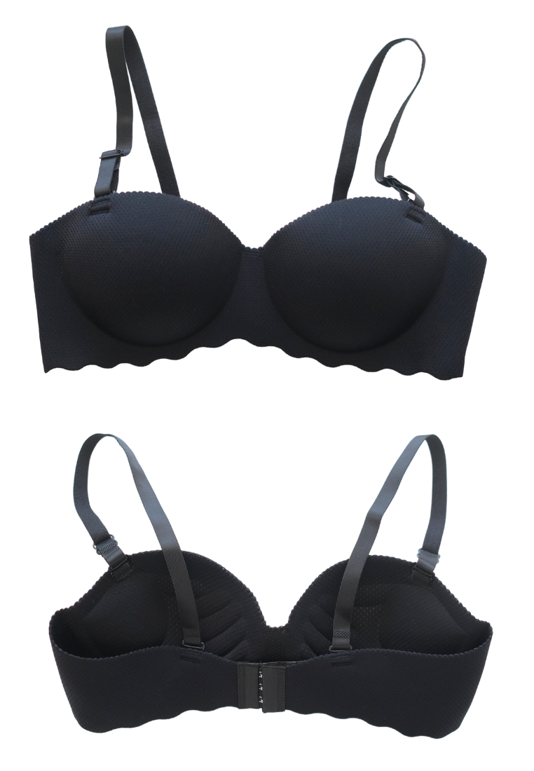 Seamless Wireless Push Up Bra Lingerie With Detachable Straps