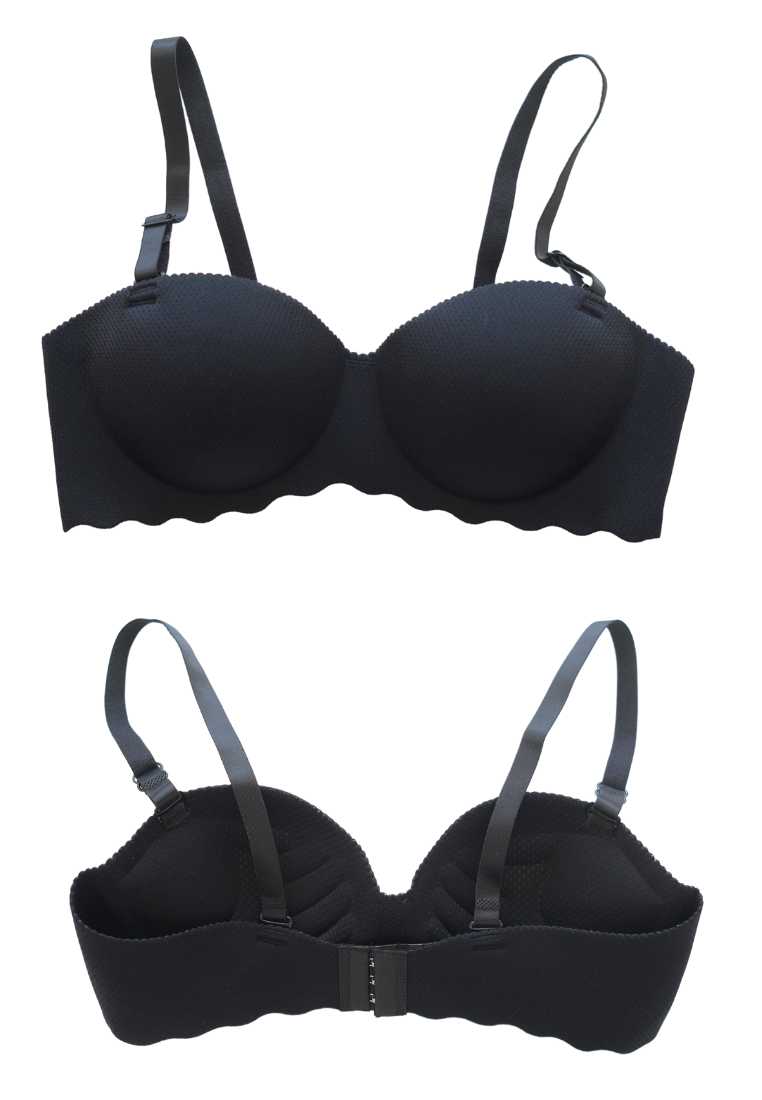 Love Knot Label  Seamless Wireless Push Up Bra Lingerie With