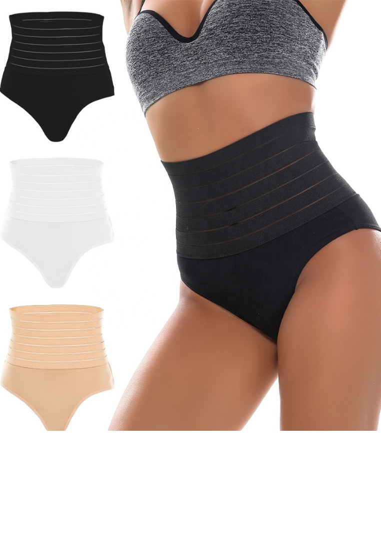 High Waisted Elastic Band Extra Tummy Compression Panty