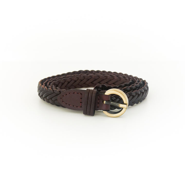 Woven Mesh Belt (Brown)