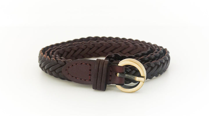 Woven Mesh Belt (Brown)