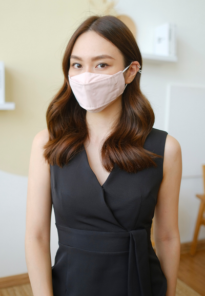 4-Ply KF94 Fabric Face Mask (Medium Pink)