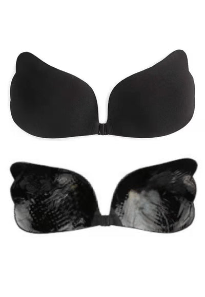 Buy Love Knot [3 Packs] Nu Bra Seamless Invisible Reusable Adhesive Push Up  Nubra Stick On Wedding Silicon Strapless Bra Tube Bra in Black Online