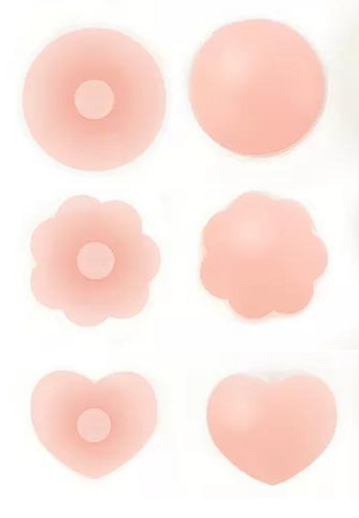 6.5cm Reusable Adhesive Skin Friendly Breathable Sticker Bra Invisible Soft Silicone Nipple Patch Cover